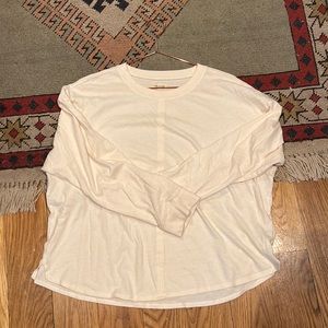 Cream/White Madewell Long Sleeve T-Shirt